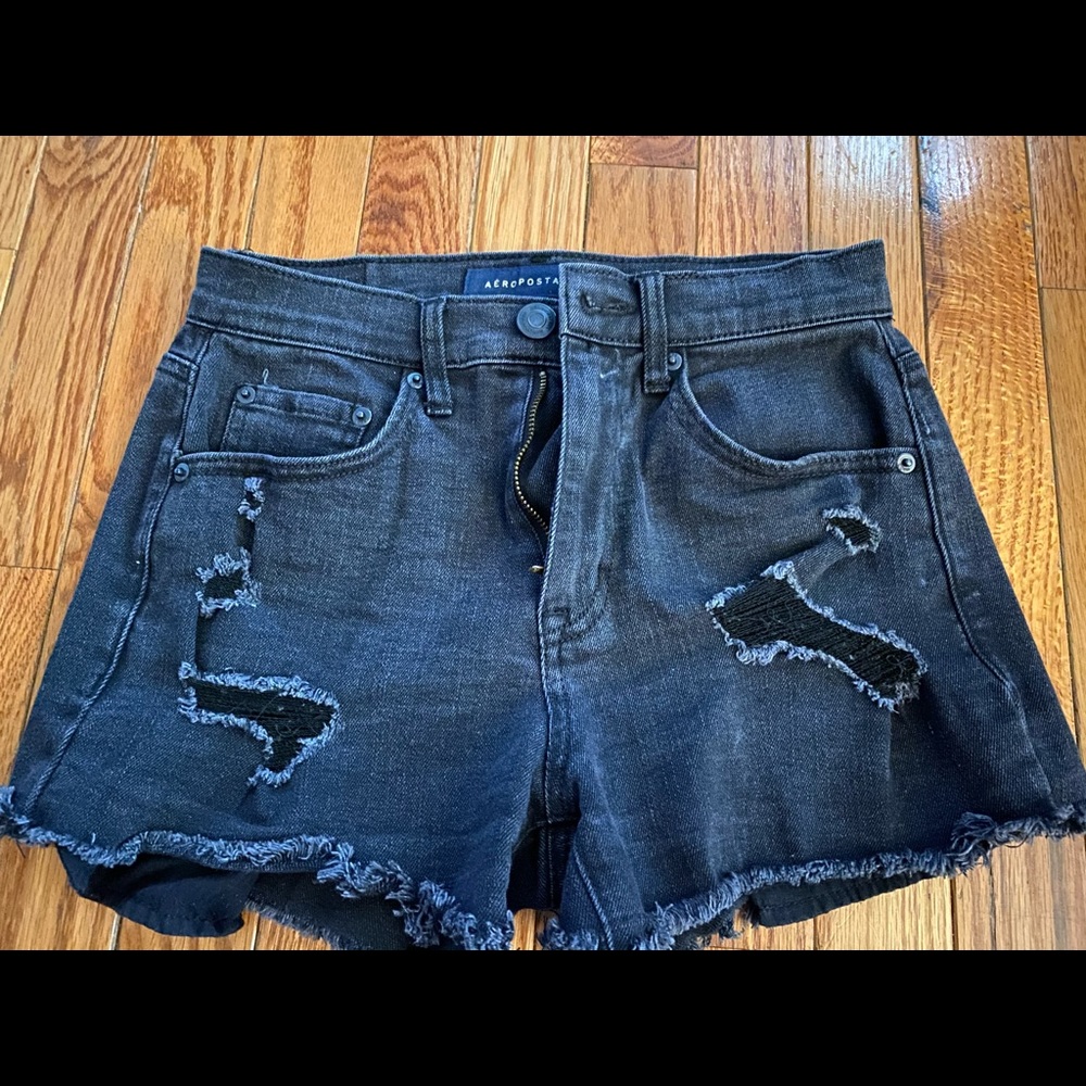 Black Aero Cheeky Short